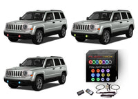 Jeep Patriot V.3 Fusion Color Change LED Halo Fog Light Kit 2011-2015