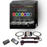 Jeep Patriot V.3 Fusion Color Change LED Halo Fog Light Kit 2007-2010