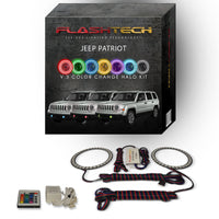 Jeep Patriot V.3 Fusion Color Change LED Halo Fog Light Kit 2007-2010
