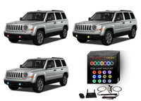 Jeep Patriot V.3 Fusion Color Change LED Halo Fog Light Kit 2011-2015