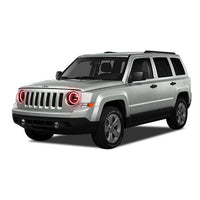 Jeep Patriot ColorChase LED Halo Headlight Kit 2007-2010