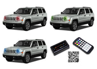 Jeep Patriot V.3 Fusion Color Change LED Halo Headlight Kit 2007-2010