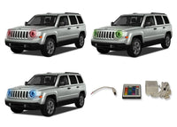 Jeep Patriot V.3 Fusion Color Change LED Halo Headlight Kit 2007-2010