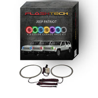 Jeep Patriot V.3 Fusion Color Change LED Halo Headlight Kit 2007-2010