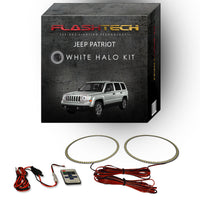 Jeep Patriot White LED Halo Headlight Kit 2007-2010