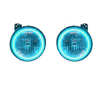 Jeep Wrangler JL V.3 Fusion Color Change Headlight & LED Halo Fog Light Kit 2018-2019