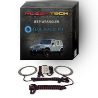 Jeep Wrangler V.3 Fusion Color Change LED Halo Fog Light Kit 1997-2015