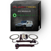 Jeep Wrangler V.3 Fusion Color Change LED Halo Fog Light Kit 1997-2015