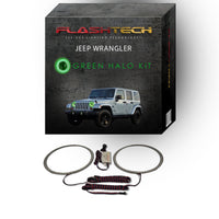 Jeep Wrangler V.3 Fusion Color Change LED Halo Headlight Kit 1997-2017