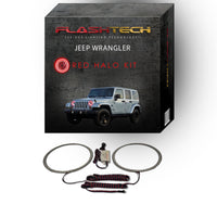 Jeep Wrangler V.3 Fusion Color Change LED Halo Headlight Kit 1997-2017