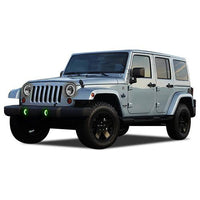 Jeep Wrangler ColorChase LED Halo Fog Light Kit 1997-2015