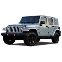 Jeep Wrangler ColorChase LED Halo Fog Light Kit 1997-2015