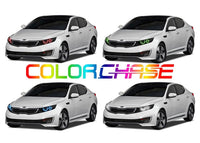 Kia Optima ColorChase LED Halo Headlight Kit 2011-2013