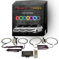 Kia Optima V.3 Fusion Color Change LED Halo Headlight Kit 2011-2013