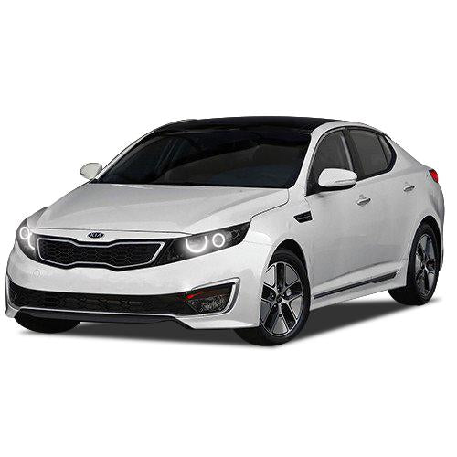 Kia Optima White LED Halo Headlight Kit 2011-2013