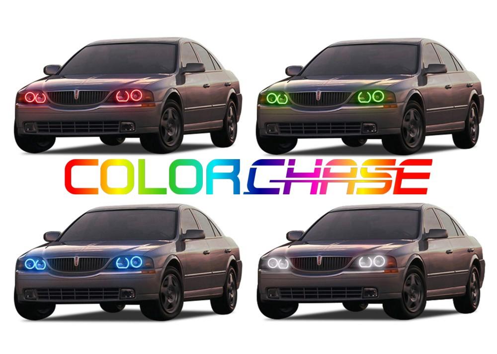 Lincoln LS ColorChase LED Halo Headlight Kit 2000-2002