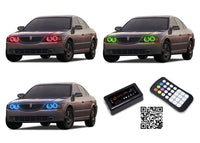 Lincoln LS V.3 Fusion Color Change LED Halo Headlight Kit 2000-2002