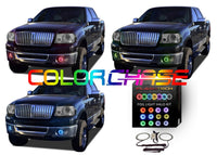 Lincoln Mark LT ColorChase LED Halo Fog Light Kit 2006-2008