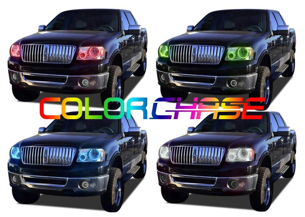 Lincoln Mark LT ColorChase LED Halo Headlight Kit 2006-2008