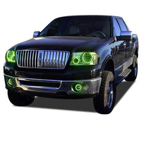 Lincoln Mark LT ColorChase Headlight & LED Halo Fog Light Kit 2006-2008