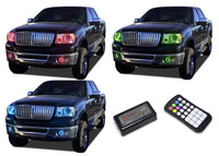 Lincoln Mark LT V.3 Fusion Color Change Headlight & LED Halo Fog Light Kit 2006-2008
