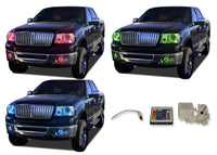 Lincoln Mark LT V.3 Fusion Color Change Headlight & LED Halo Fog Light Kit 2006-2008
