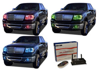 Lincoln Mark LT V.3 Fusion Color Change Headlight & LED Halo Fog Light Kit 2006-2008