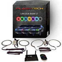Lincoln Mark LT V.3 Fusion Color Change LED Halo Headlight Kit 2006-2008