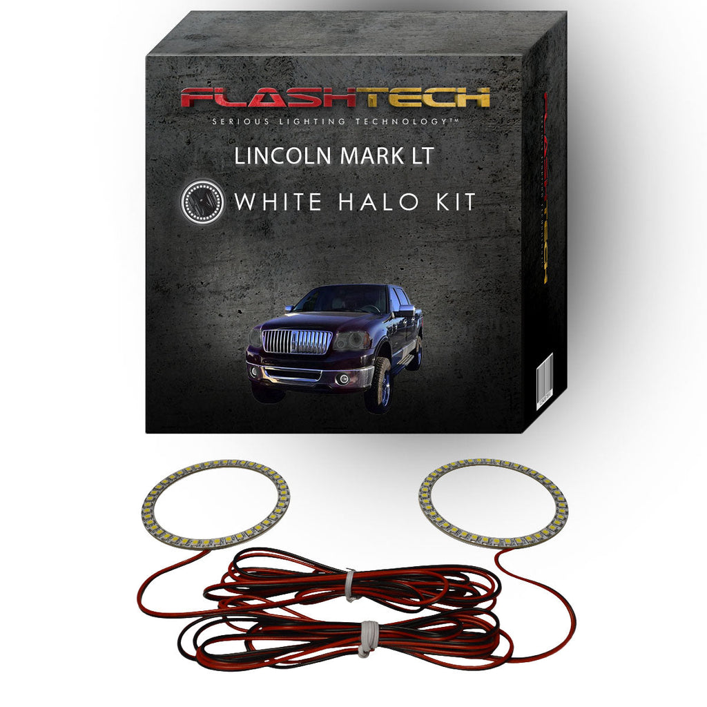 Lincoln Mark LT White LED Halo Fog Light Kit 2006-2008