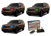 Lincoln Navigator V.3 Fusion Color Change LED Halo Headlight Kit 2003-2006