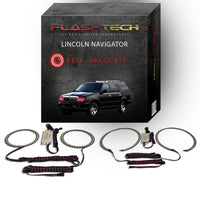 Lincoln Navigator V.3 Fusion Color Change LED Halo Headlight Kit 1998-2002