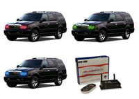 Lincoln Navigator V.3 Fusion Color Change LED Halo Headlight Kit 1998-2002