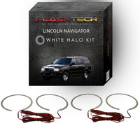 Lincoln Navigator White LED Halo Headlight Kit 1998-2002