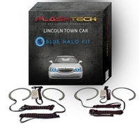 Lincoln Town Car V.3 Fusion Color Change LED Halo Headlight Kit 2005-2011