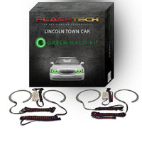 Lincoln Town Car V.3 Fusion Color Change LED Halo Headlight Kit 2005-2011