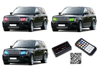Land Rover Range Rover V.3 Fusion Color Change LED Halo Headlight Kit 2006-2010