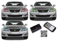 Lexus IS250 V.3 Fusion Color Change LED Halo Headlight Kit 2006-2008