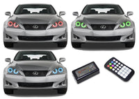 Lexus IS250 V.3 Fusion Color Change LED Halo Headlight Kit 2006-2008