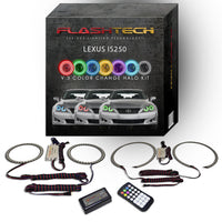 Lexus IS250 V.3 Fusion Color Change LED Halo Headlight Kit 2006-2008