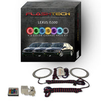 Lexus IS300 V.3 Fusion Color Change LED Halo Fog Light Kit 2001-2005