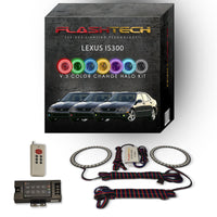 Lexus IS300 V.3 Fusion Color Change LED Halo Fog Light Kit 2001-2005