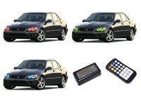 Lexus IS300 V.3 Fusion Color Change LED Halo Headlight Kit 2001-2005