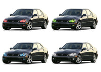 Lexus IS300 V.3 Fusion Color Change Headlight & LED Halo Fog Light Kit 2001-2005