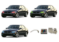 Lexus IS300 V.3 Fusion Color Change Headlight & LED Halo Fog Light Kit 2001-2005