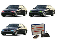 Lexus IS300 V.3 Fusion Color Change Headlight & LED Halo Fog Light Kit 2001-2005
