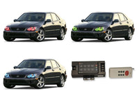 Lexus IS300 V.3 Fusion Color Change LED Halo Headlight Kit 2001-2005