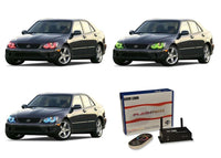 Lexus IS300 V.3 Fusion Color Change LED Halo Headlight Kit 2001-2005