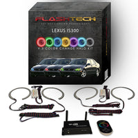 Lexus IS300 V.3 Fusion Color Change LED Halo Headlight Kit 2001-2005