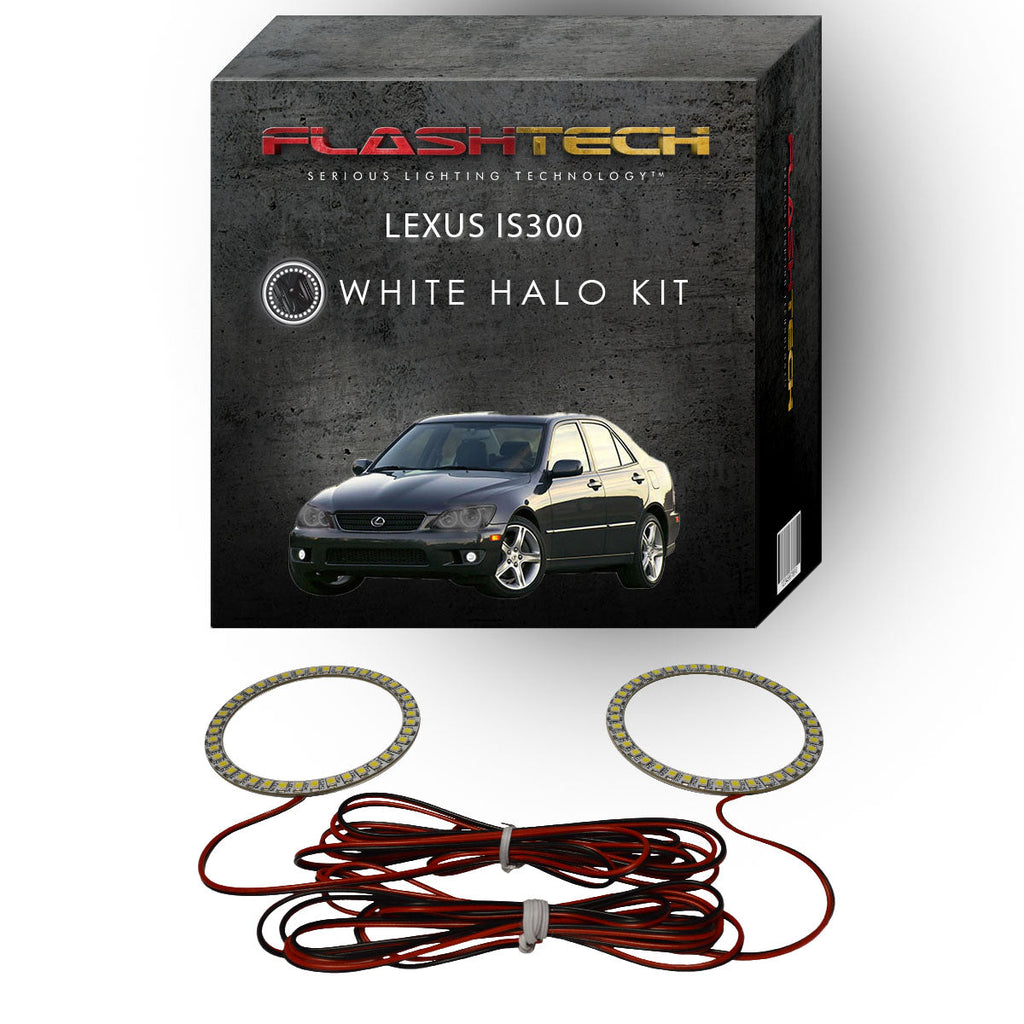Lexus IS300 White LED Halo Fog Light Kit 2001-2005