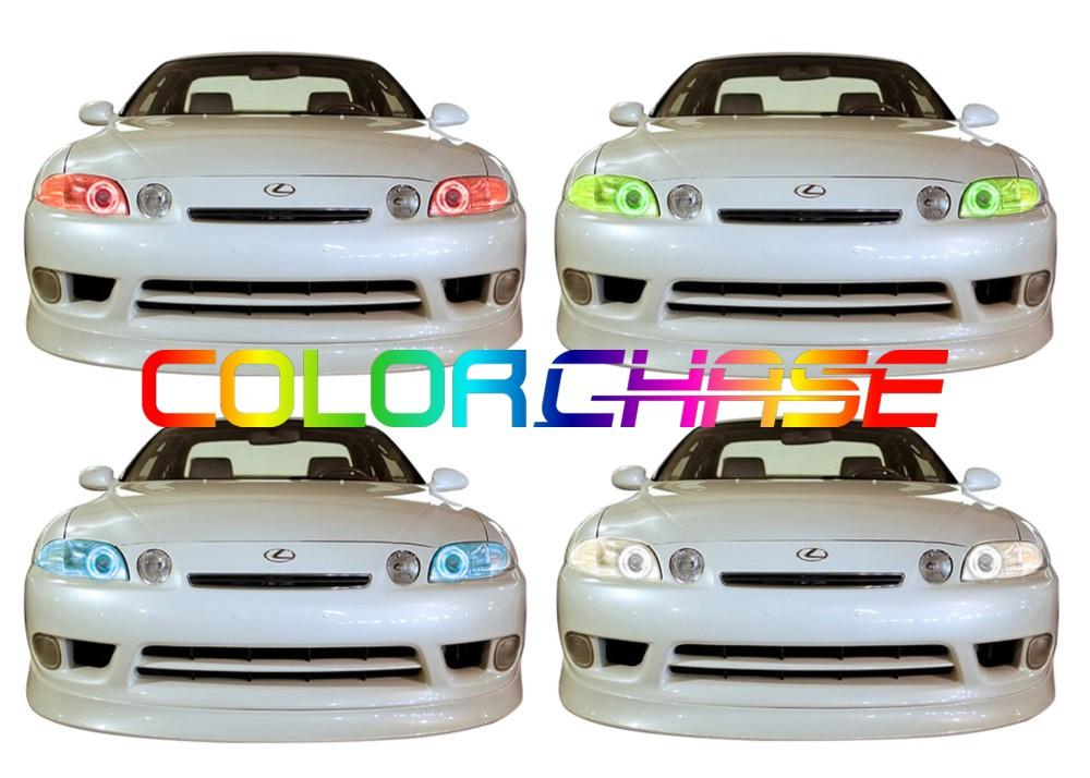 Lexus SC300/400 ColorChase LED Halo Headlight Kit 1992-2002